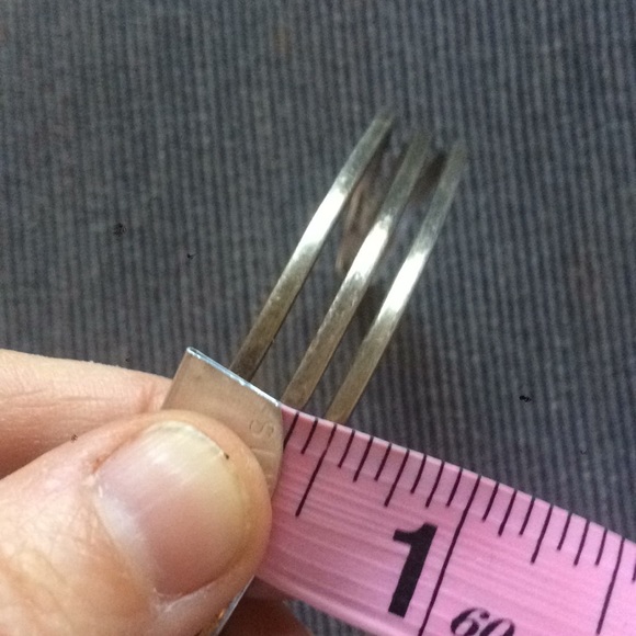 VTG Silver Cuff Bracelet 1970s - Picture 4 of 4